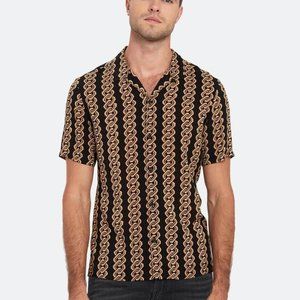 All Saints Button Up Camp Shirt